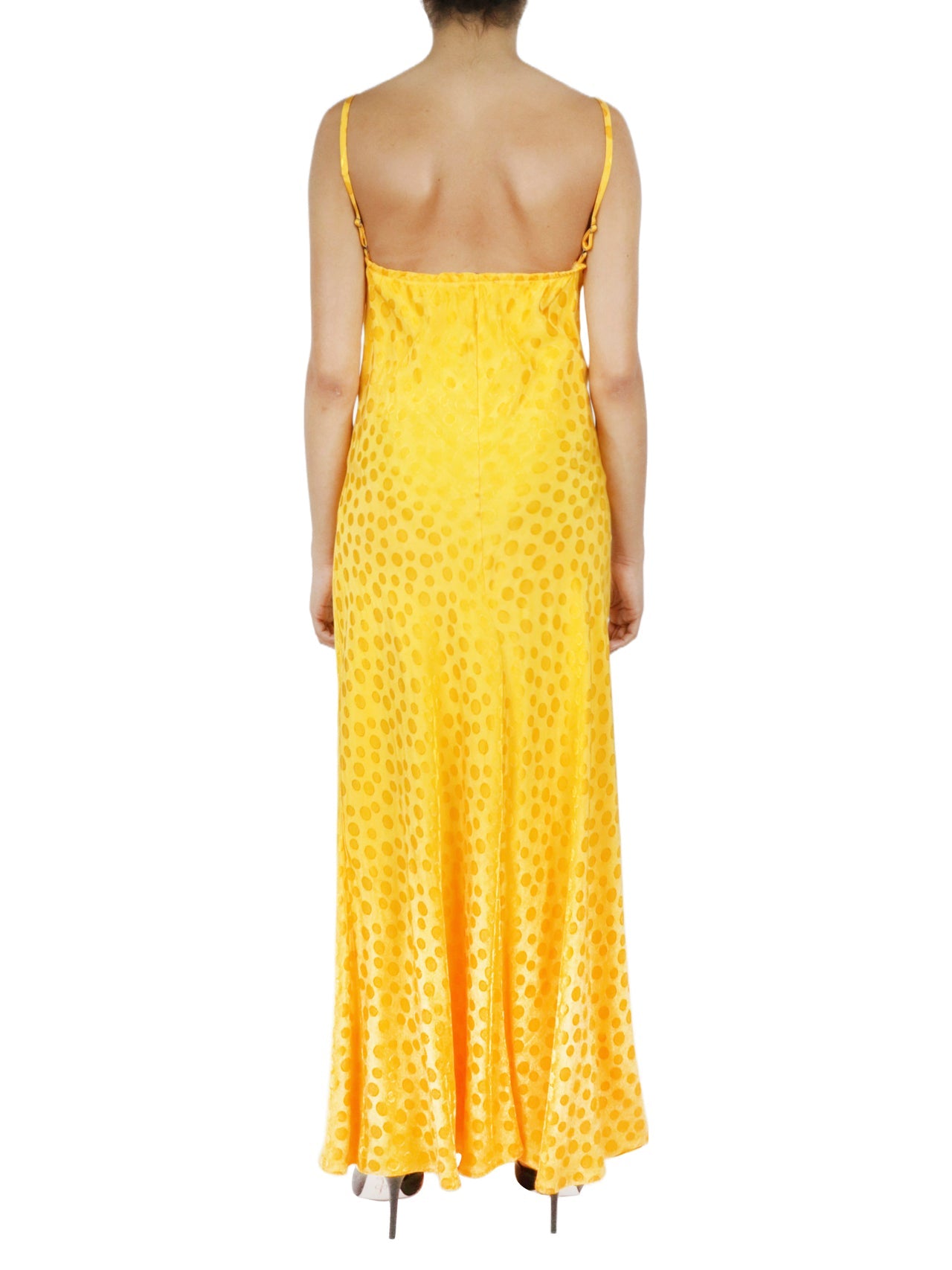 Tonal Patterned Charmeuse Dress-Feelings Star