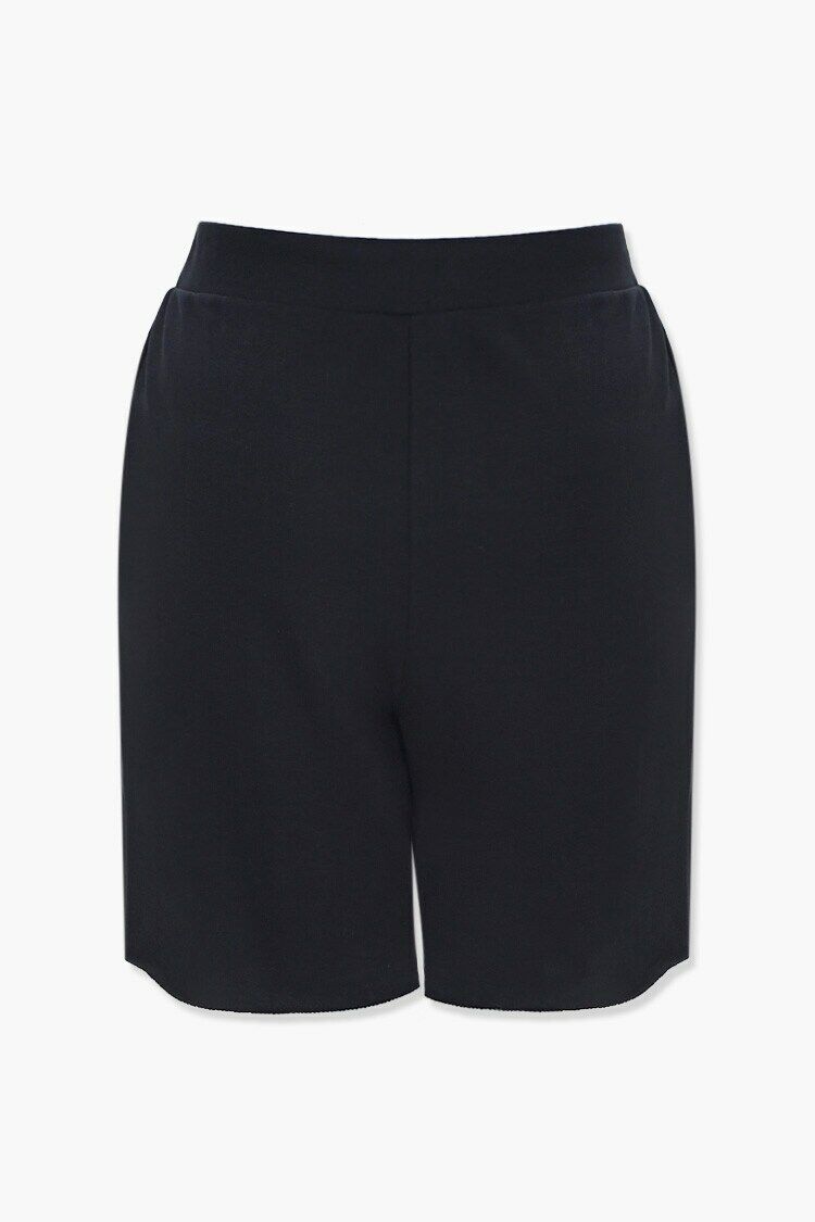 Plus Size Drawstring Shorts-Feelings Star