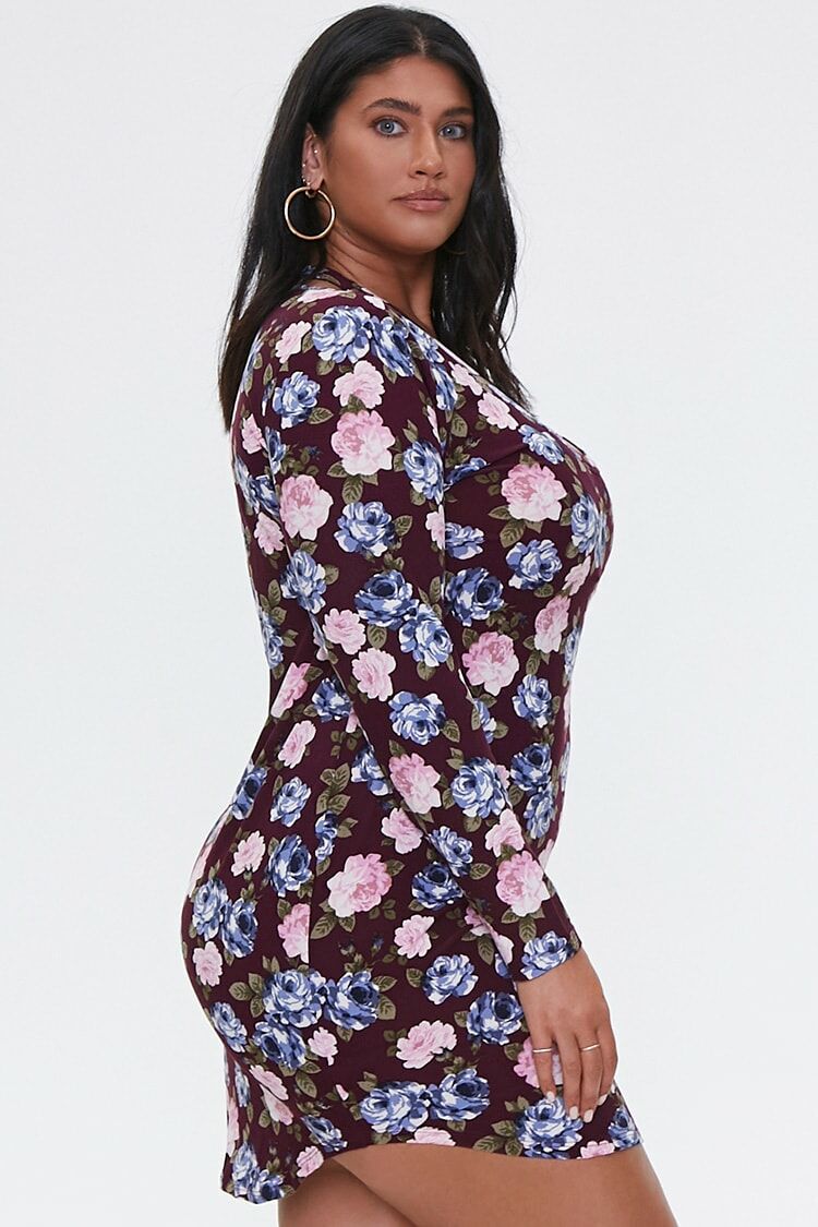 Plus Size Cutout Bodycon Dress-Feelings Star