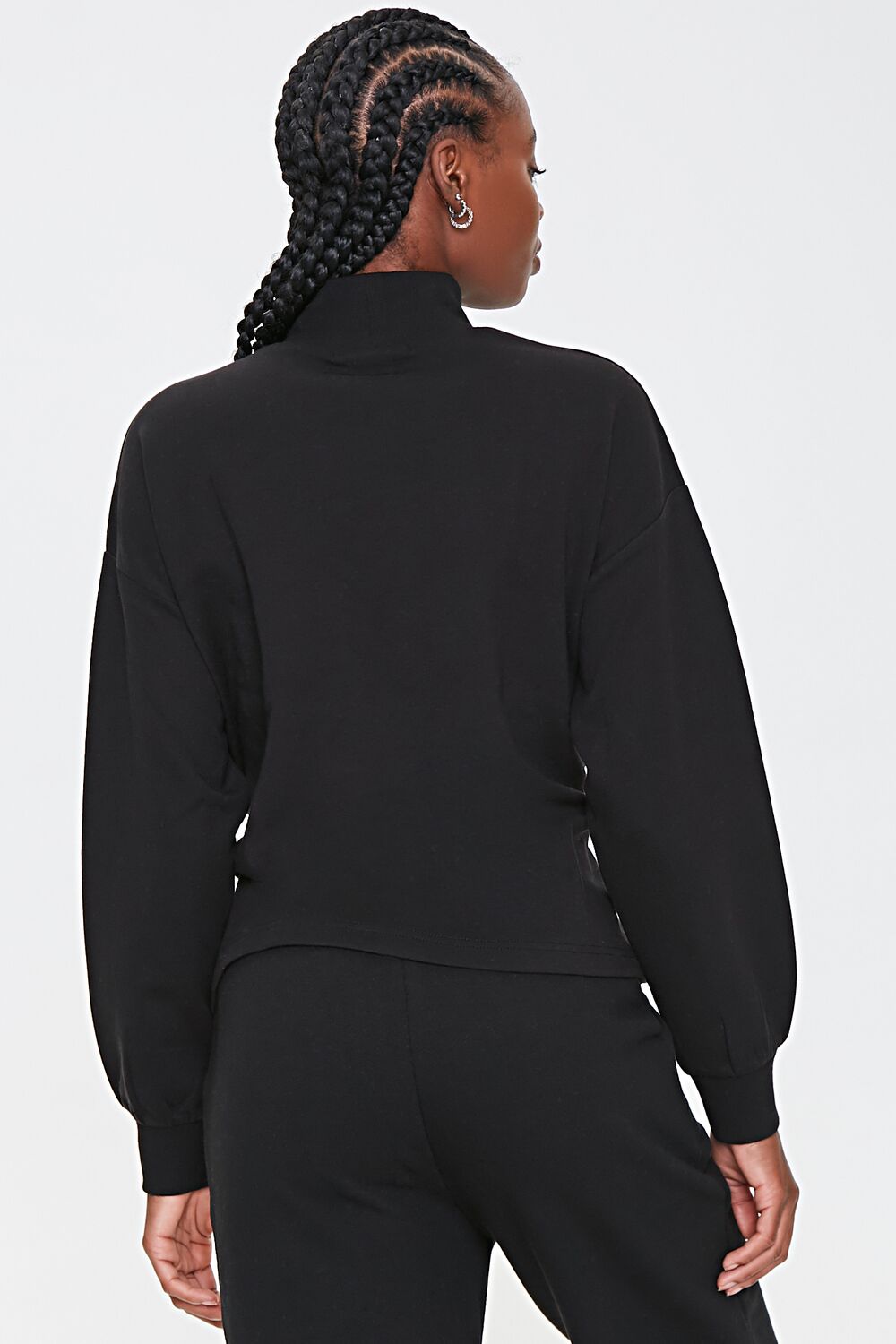 Tie-Waist Mock Neck Top-Feelings Star