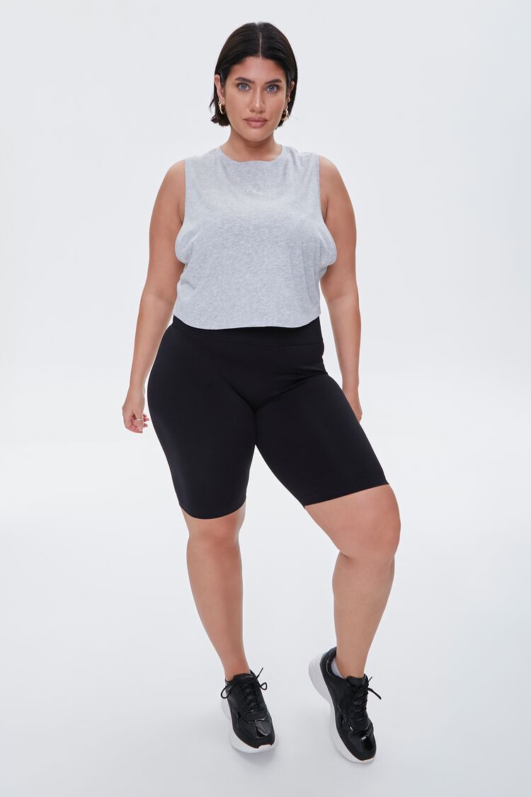 Plus Size Active Muscle Tee-Feelings Star