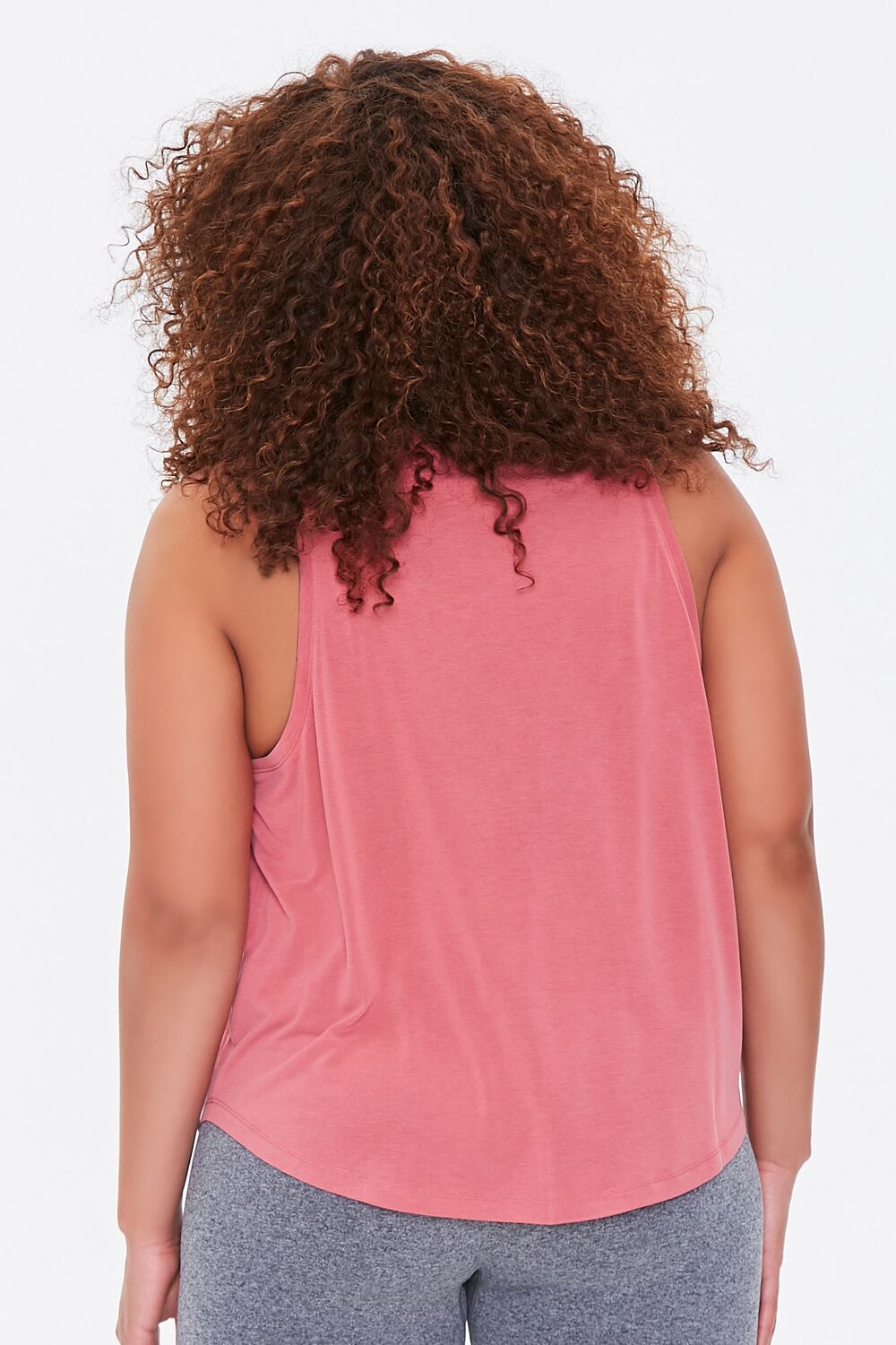 Plus Size Active Tank Top-Feelings Star