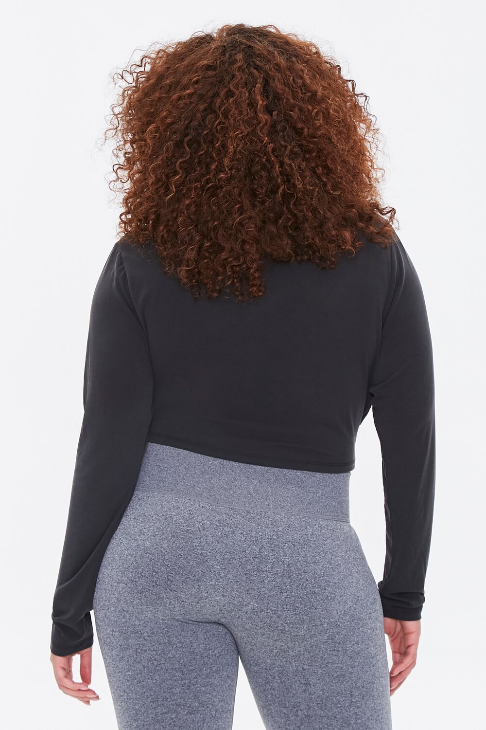 Plus Size Active Twisted Top-Feelings Star