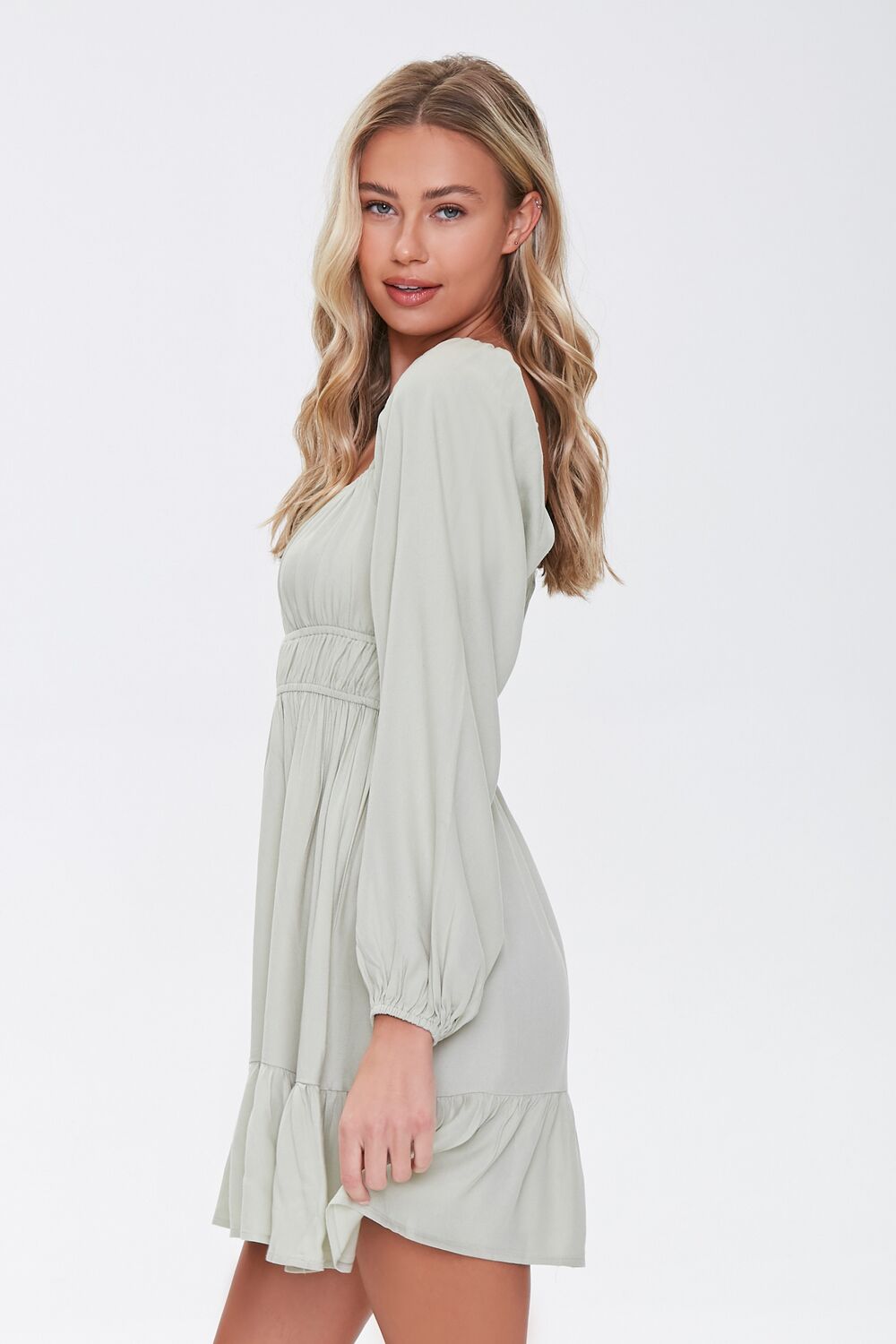 Peasant Mini Dress-Feelings Star