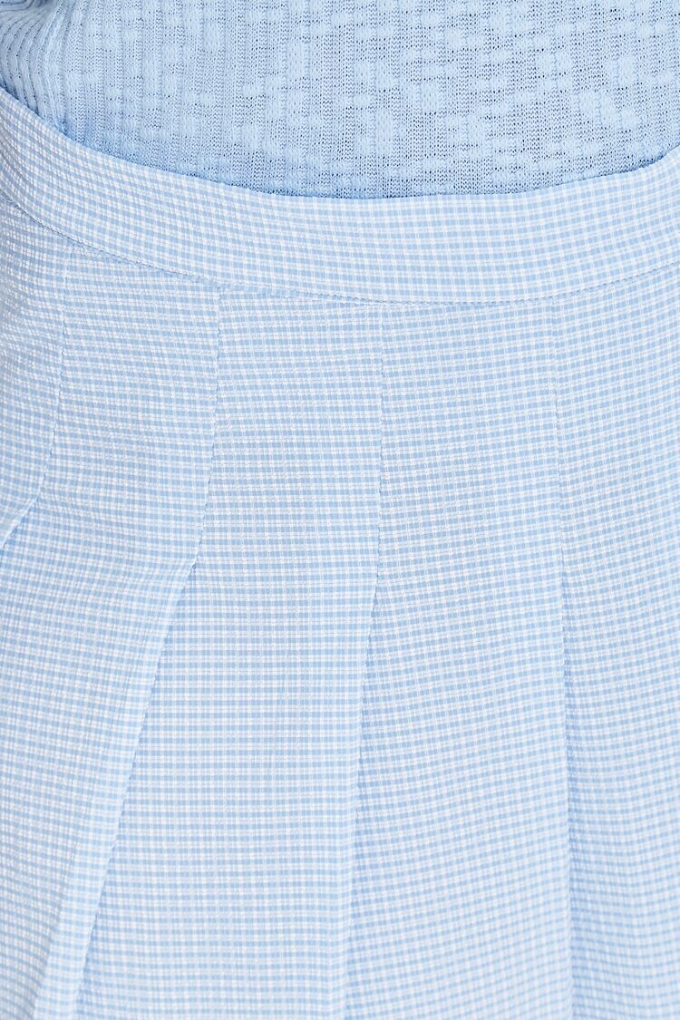 Plus Size Plaid Mini Skirt-Feelings Star