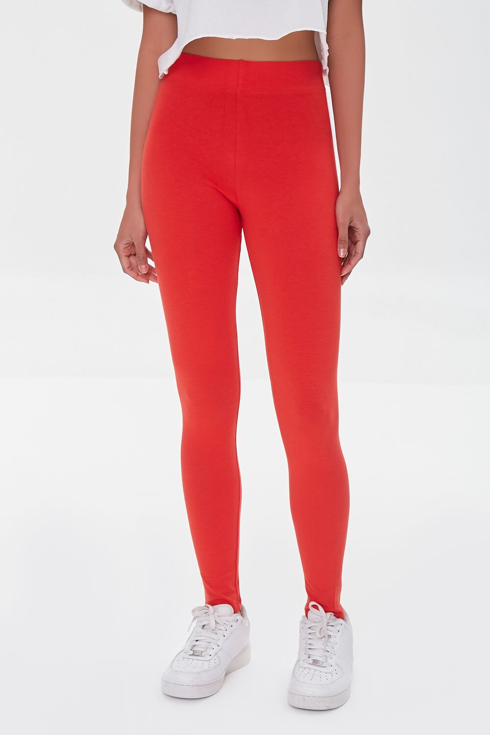 Basic Organically Grown Cotton Leggings-Feelings Star