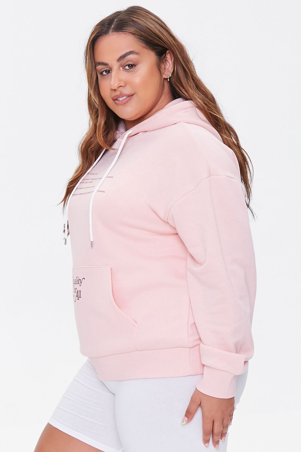 Plus Size Equality For All Hoodie-Feelings Star