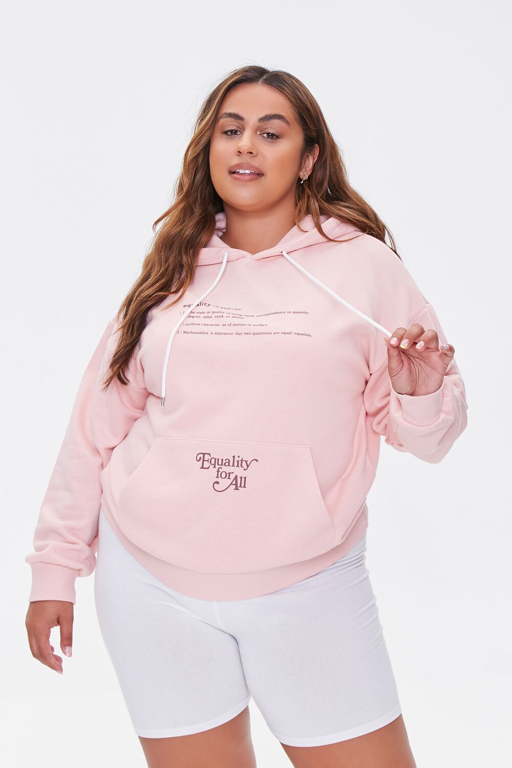 Plus Size Equality For All Hoodie-Feelings Star
