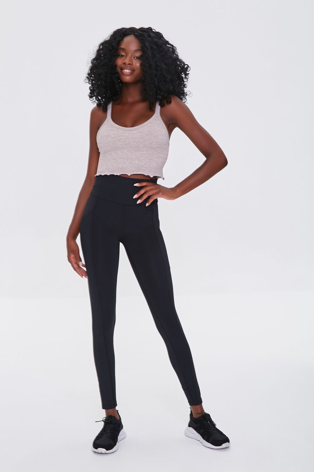 Active High-Rise Leggings-Feelings Star