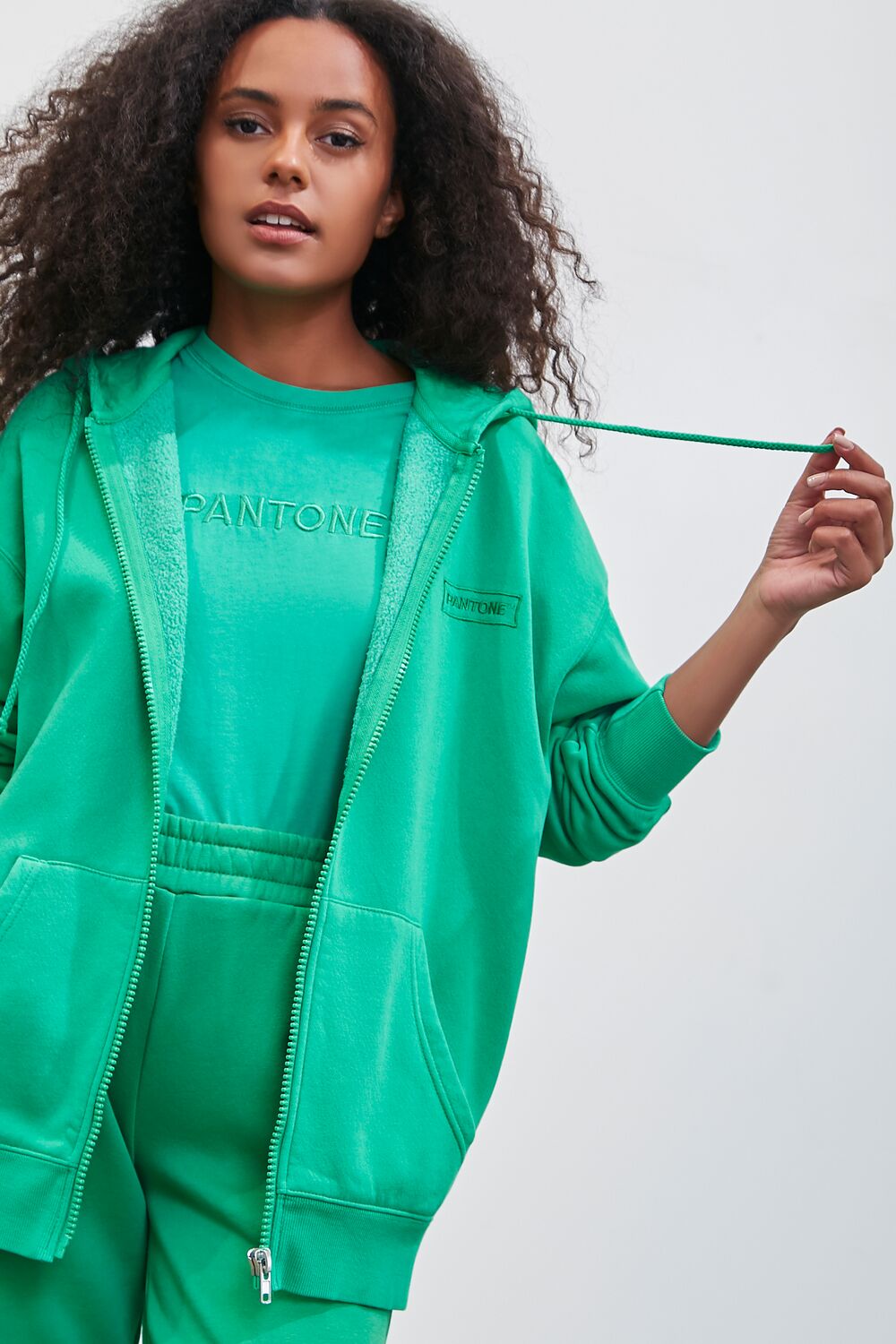 Pantone Zip-Up Hoodie-Feelings Star