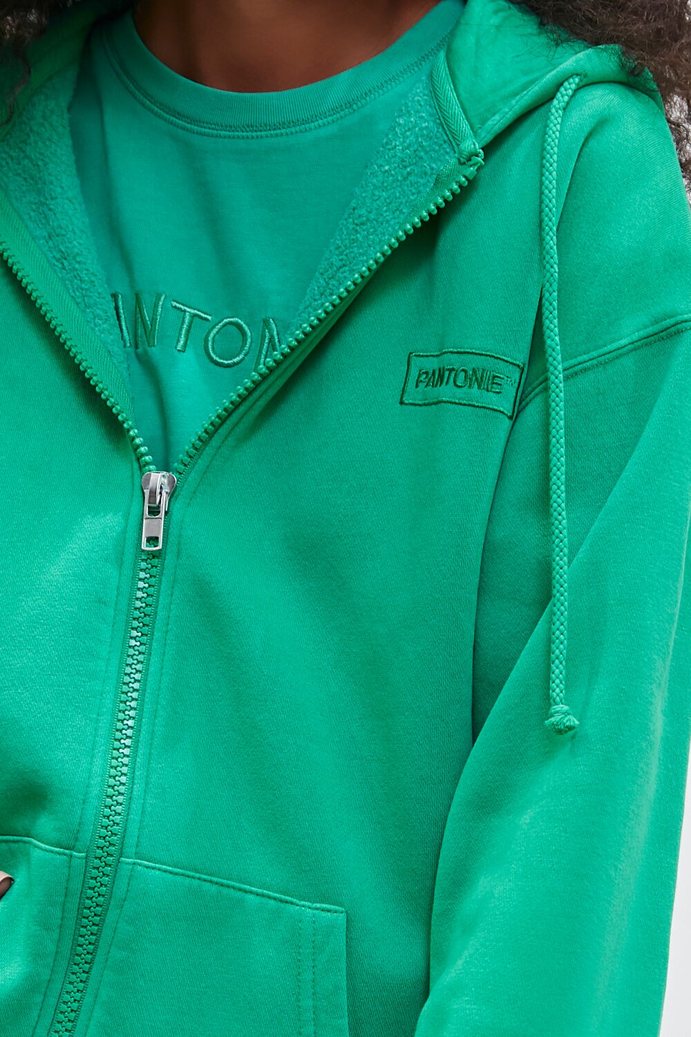 Pantone Zip-Up Hoodie-Feelings Star