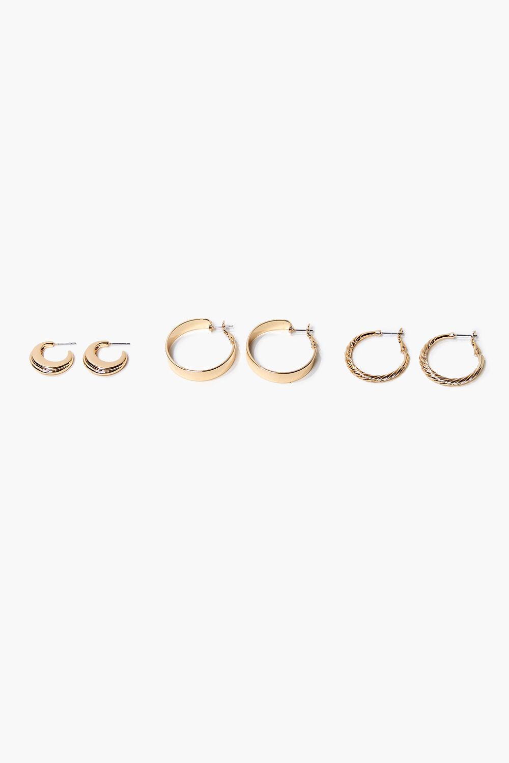 Twisted Hoop Earring Set-Feelings Star