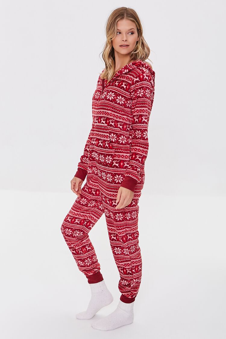 Fleece Fair Isle Pajama One-Piece-Feelings Star