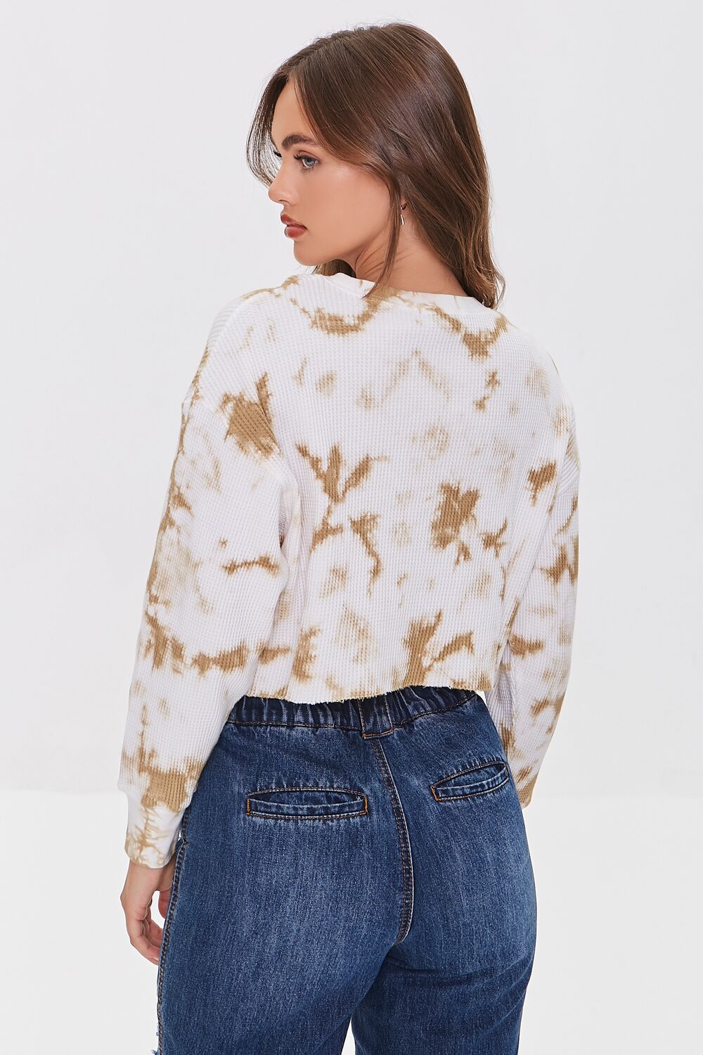 Tie-Dye Animal Graphic Top-Feelings Star