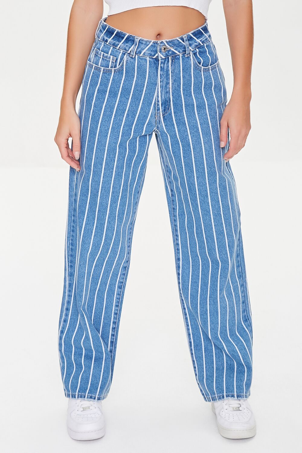 Striped 90s-Fit Jeans-Feelings Star