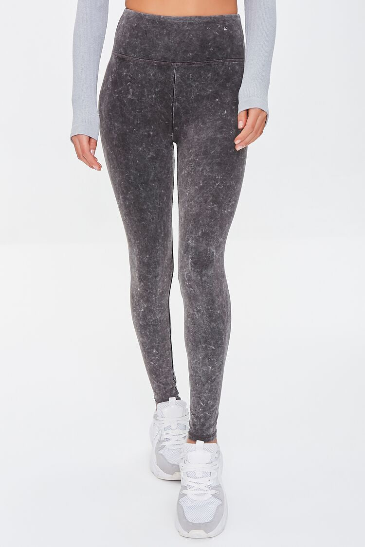 Active Mineral Wash Leggings-Feelings Star