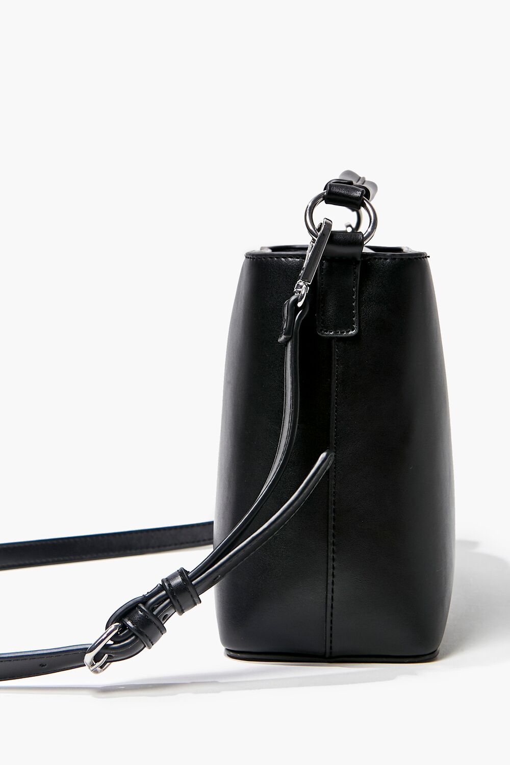 Structured Faux Leather Satchel-Feelings Star