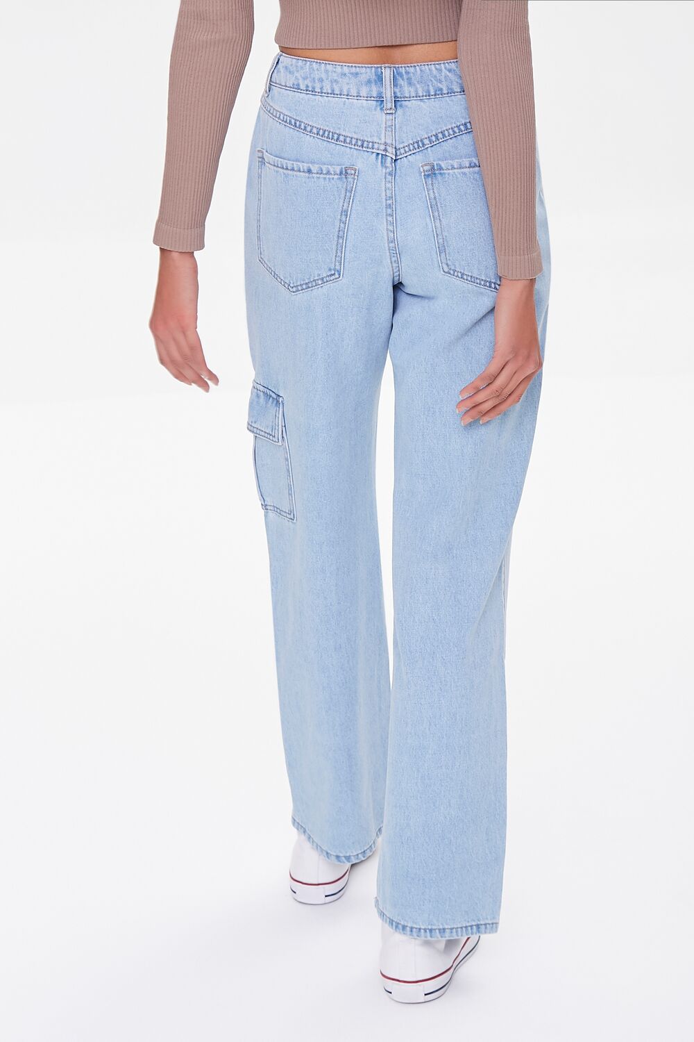 Straight-Leg Cargo Jeans-Feelings Star