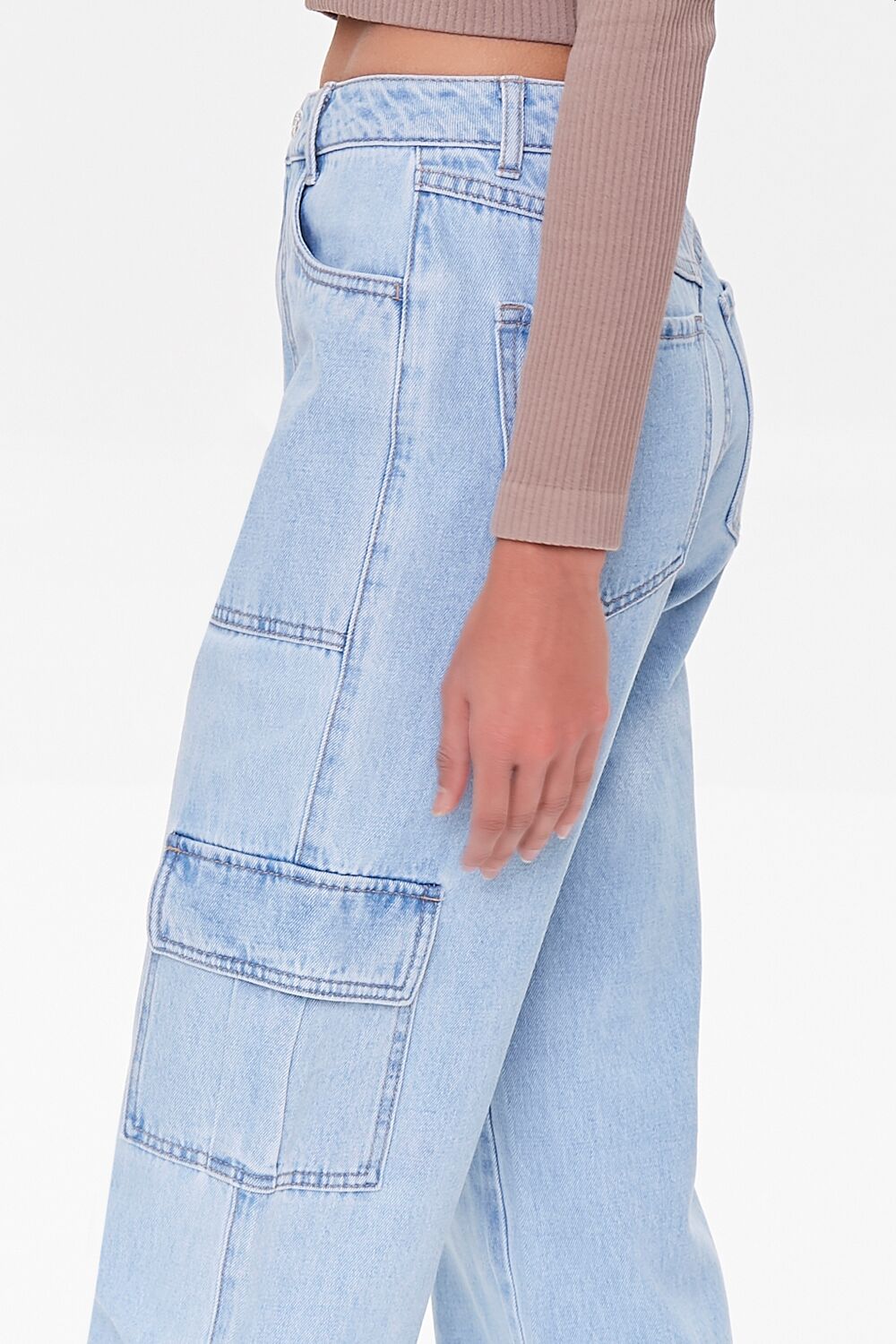 Straight-Leg Cargo Jeans-Feelings Star