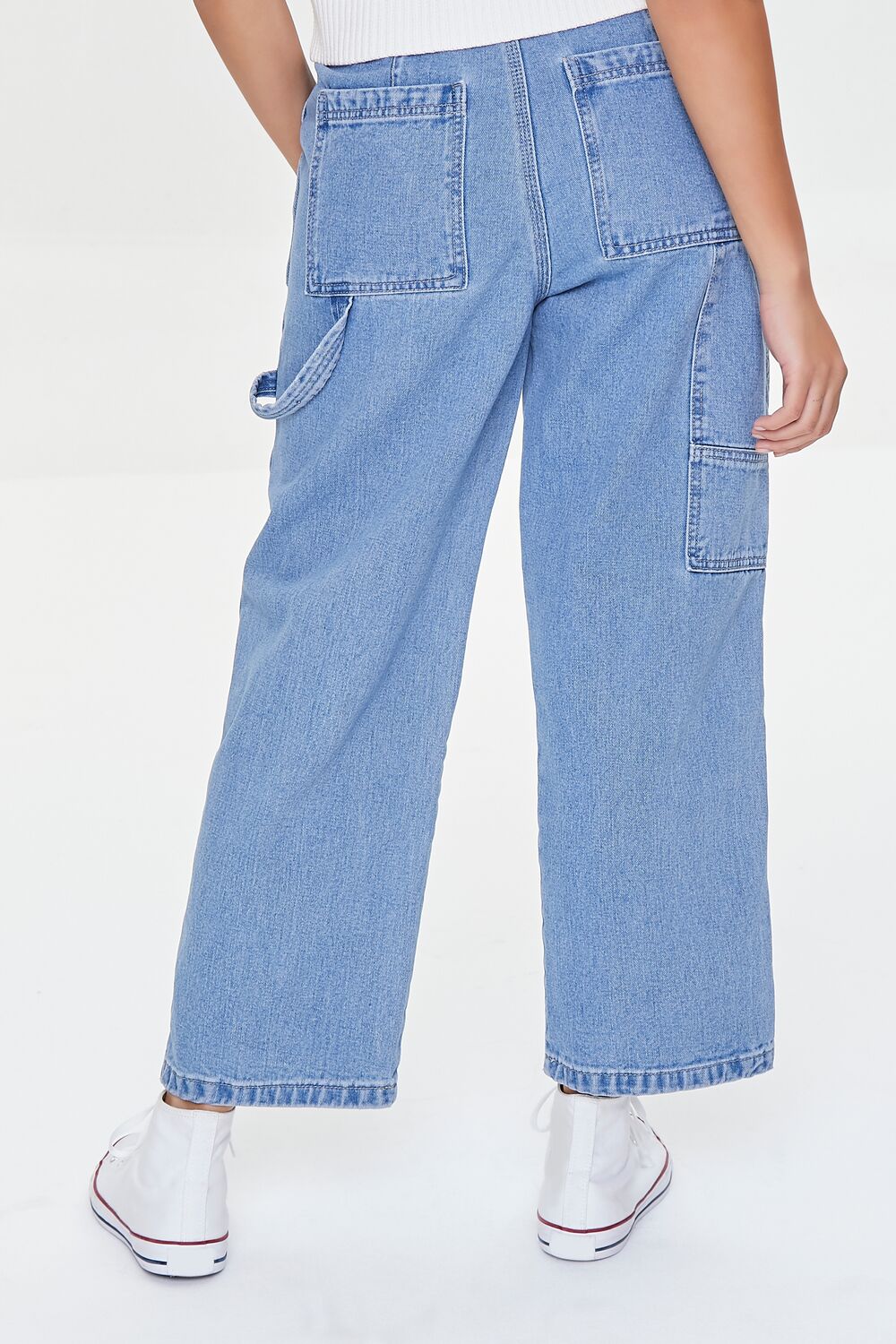 Cargo Straight-Leg Jeans-Feelings Star