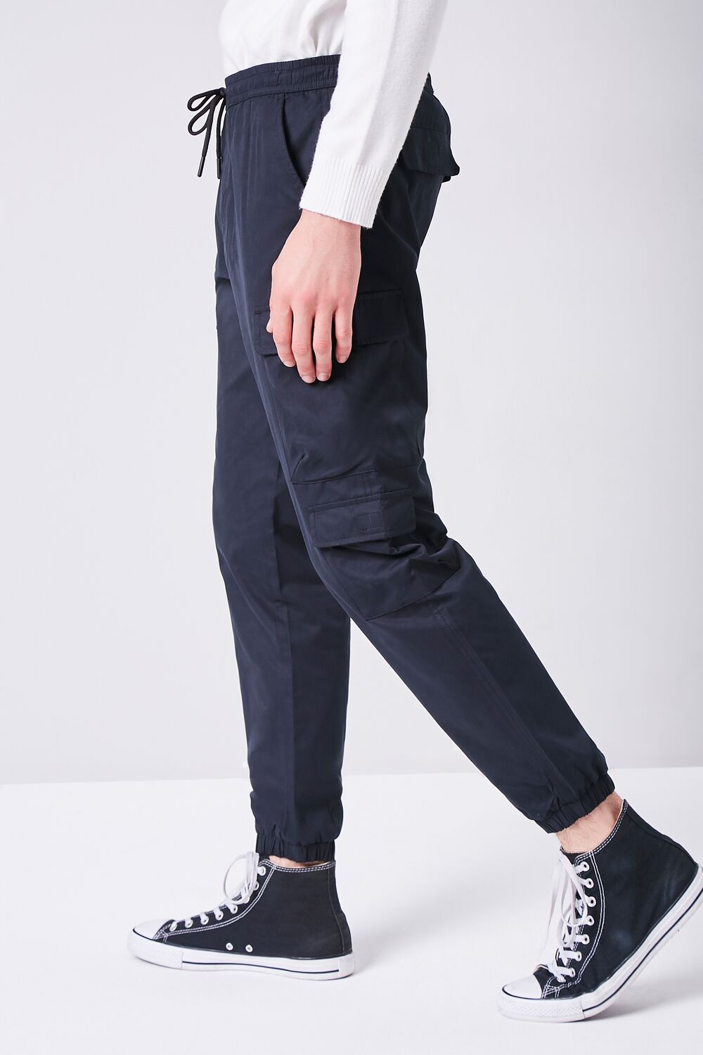 Cargo Drawstring Joggers-Feelings Star