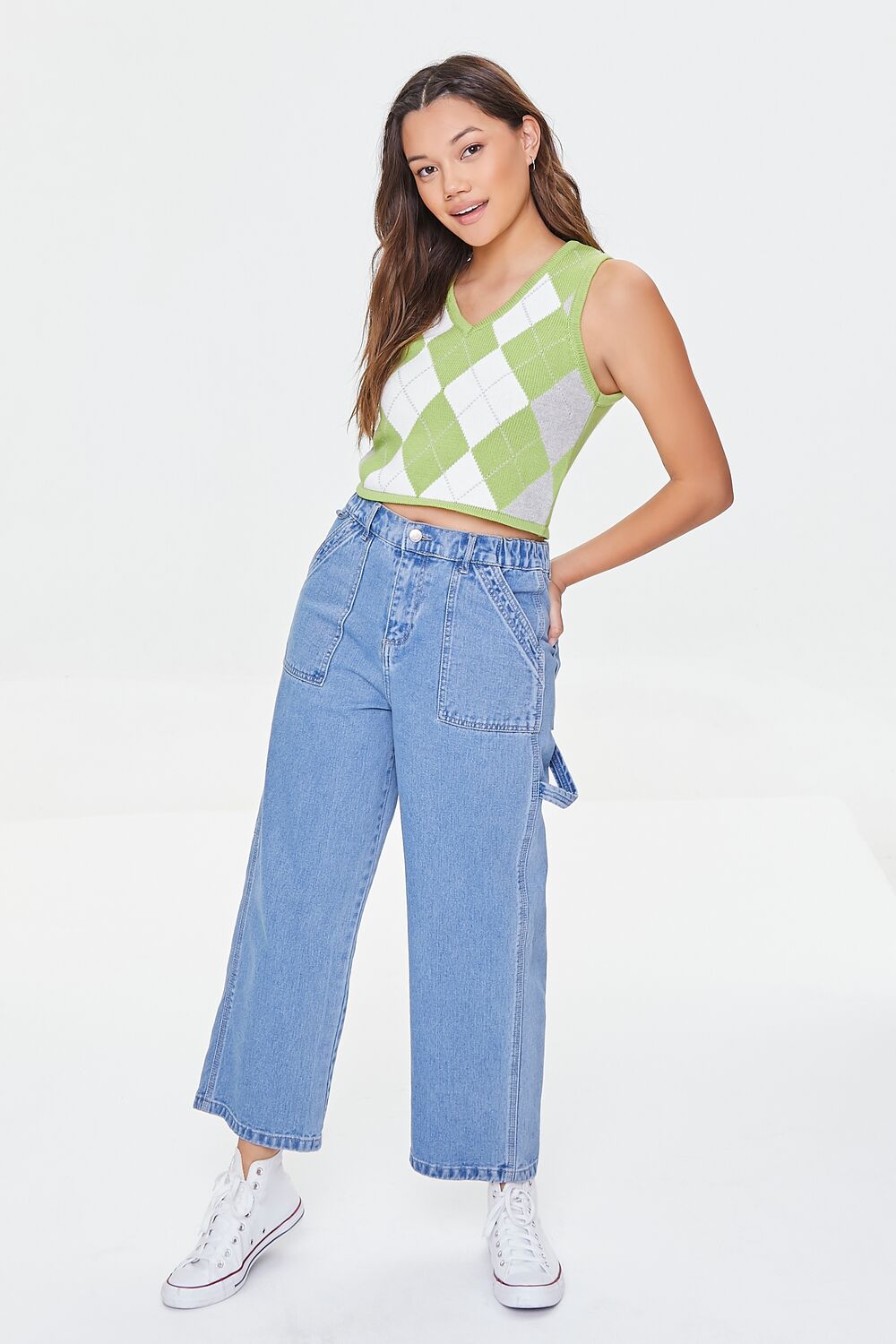 Argyle Sweater Vest-Feelings Star