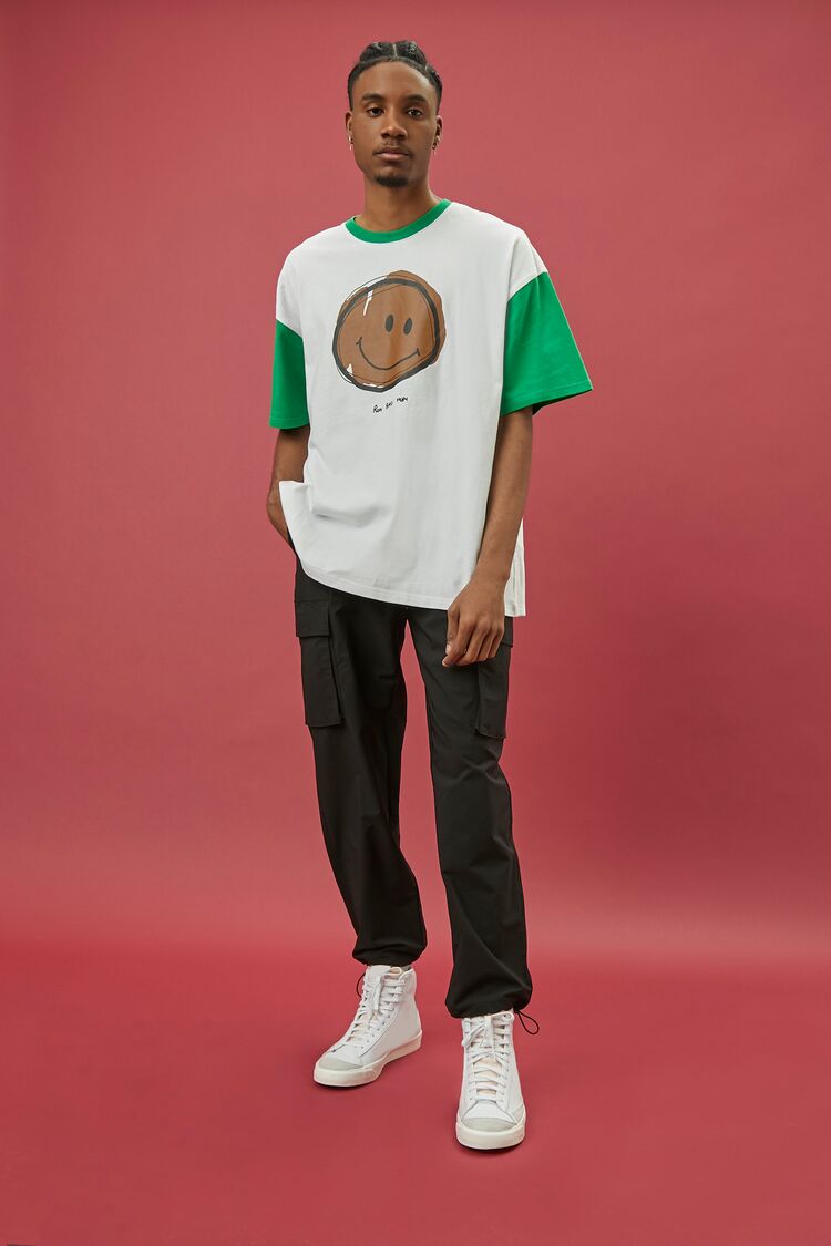 Ron Bass Graphic Raglan Tee-Feelings Star