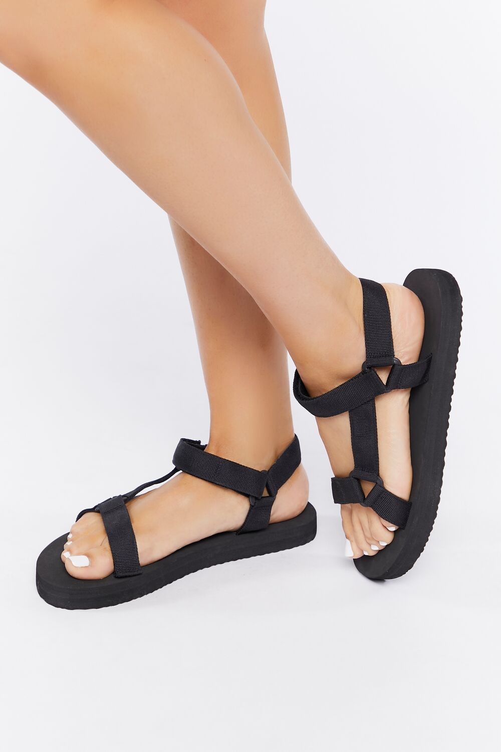 Strappy Open-Toe Sandals-Feelings Star