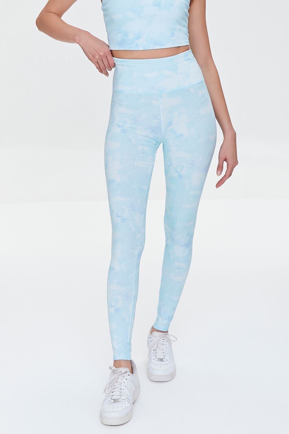 Active Tie-Dye Leggings-Feelings Star
