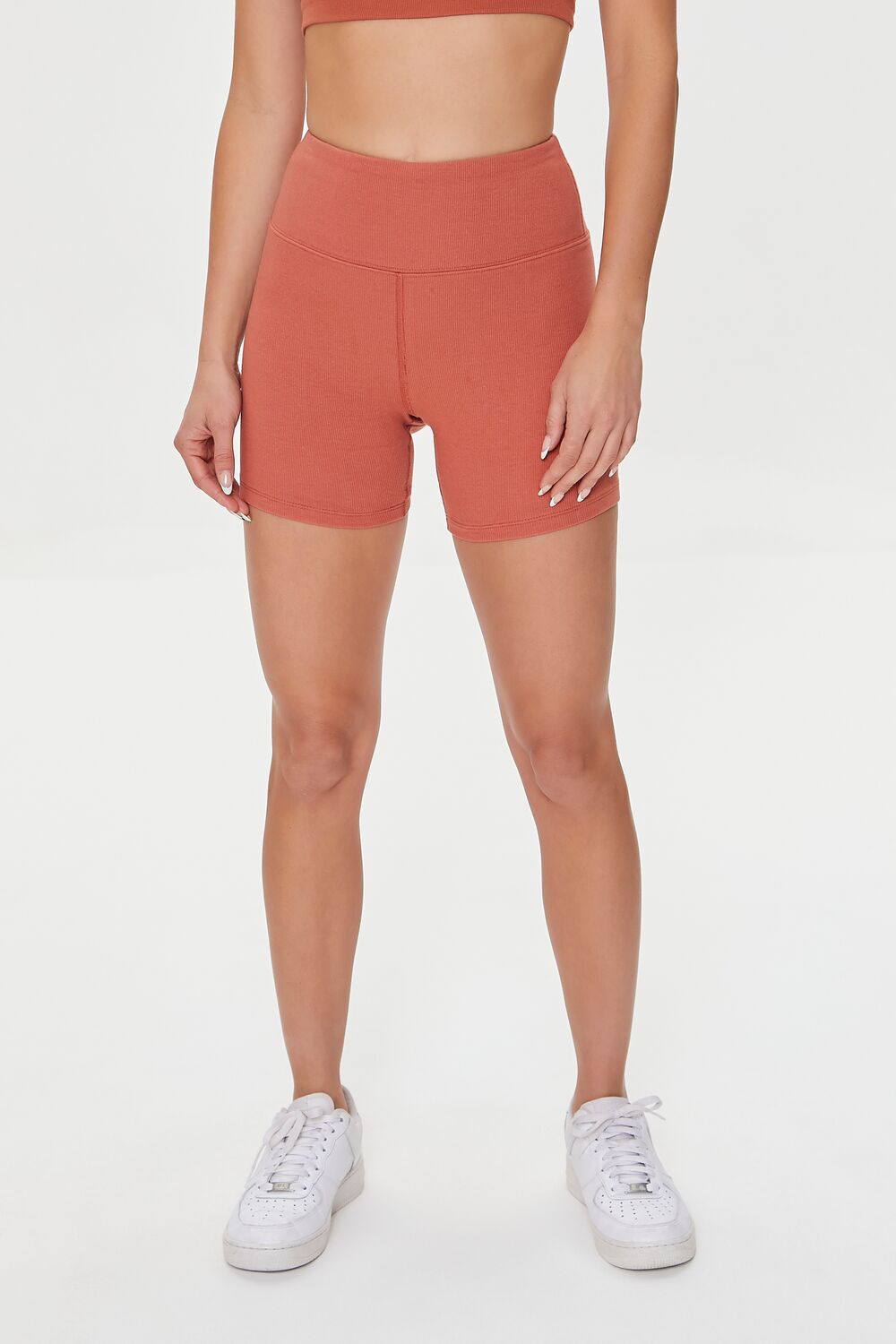 Active High-Rise Biker Shorts-Feelings Star