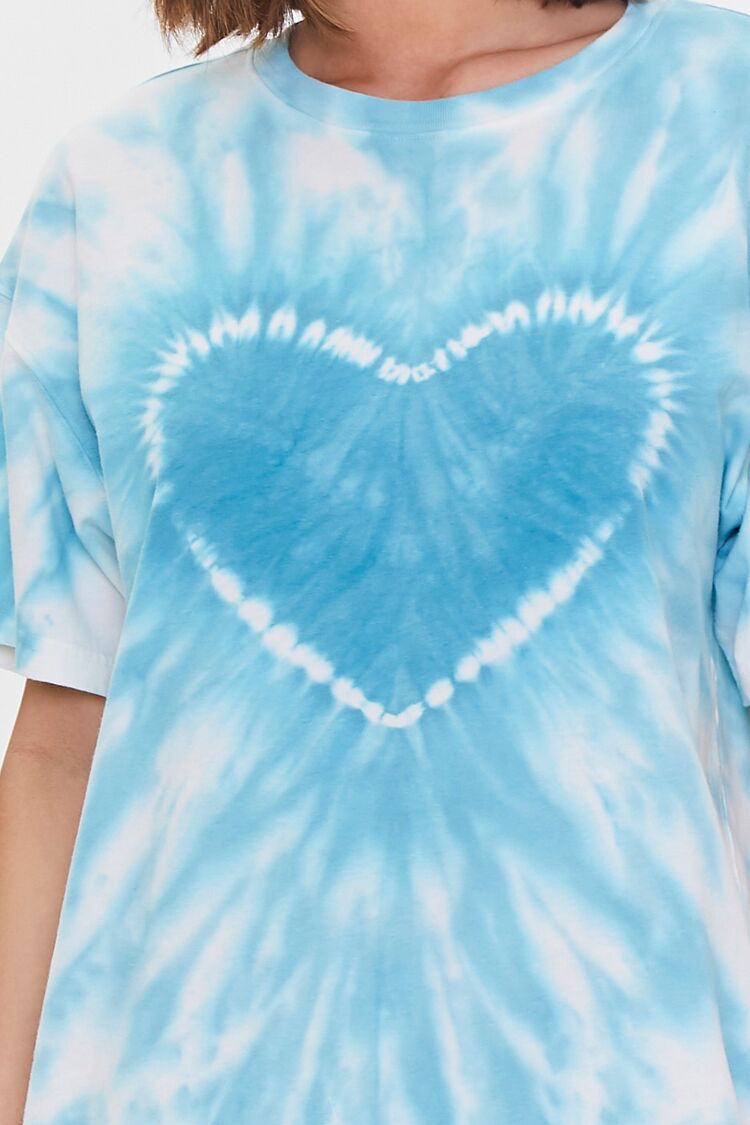 Tie-Dye Heart Drop-Sleeve Tee-Feelings Star
