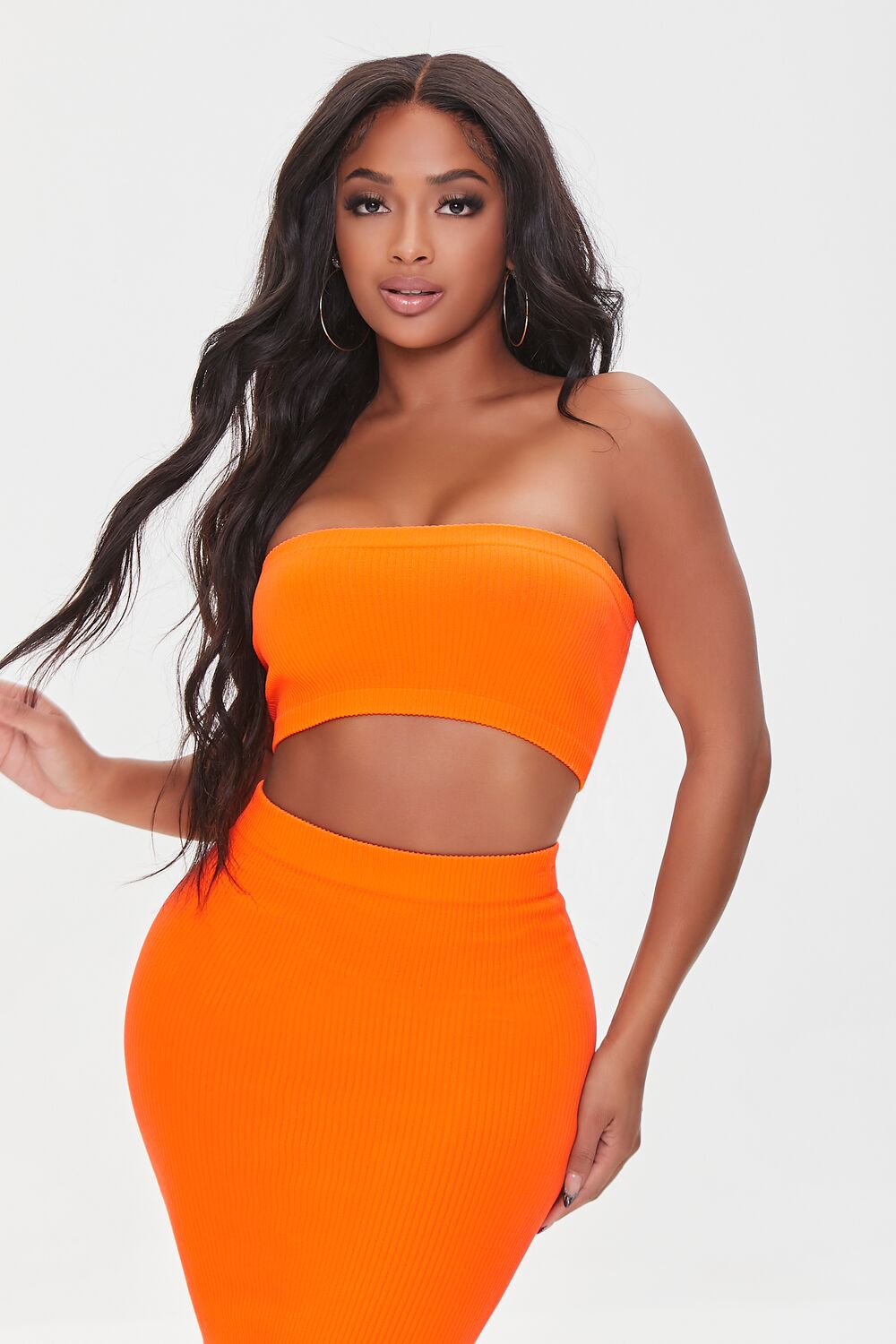 Tube Top & Skirt Set-Feelings Star