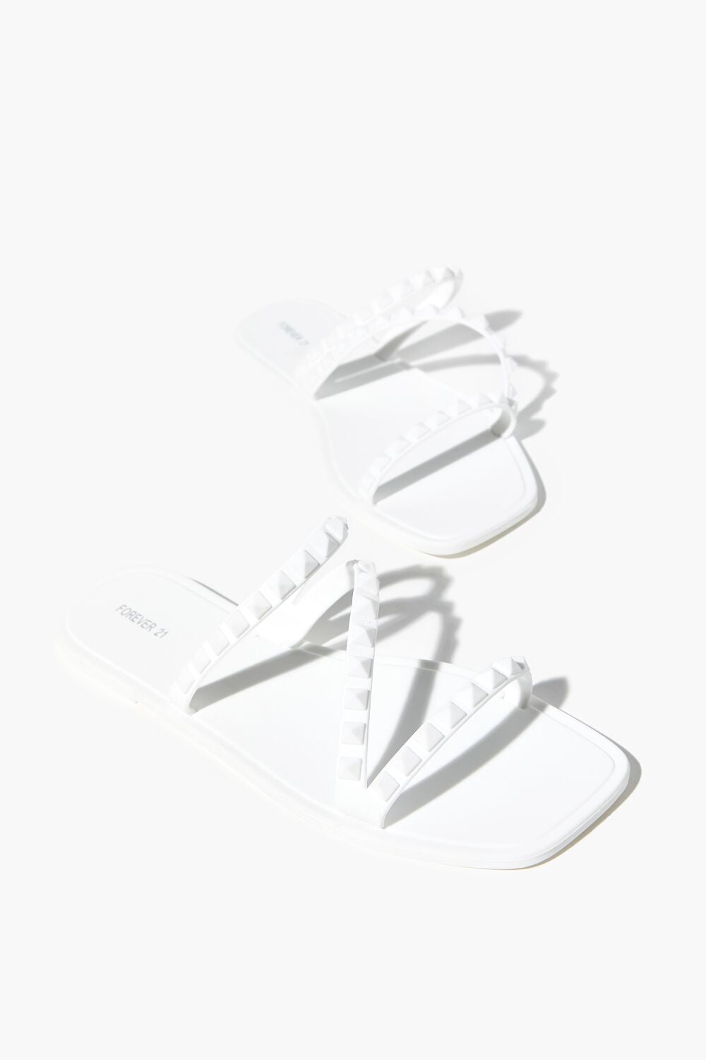 Studded Square-Toe Sandals-Feelings Star