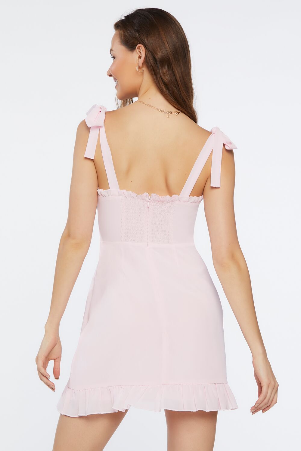 Tie-Strap Sweetheart Dress-Feelings Star