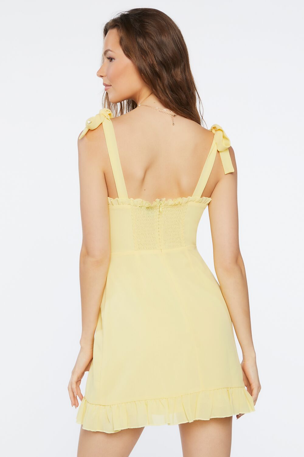 Tie-Strap Sweetheart Dress-Feelings Star