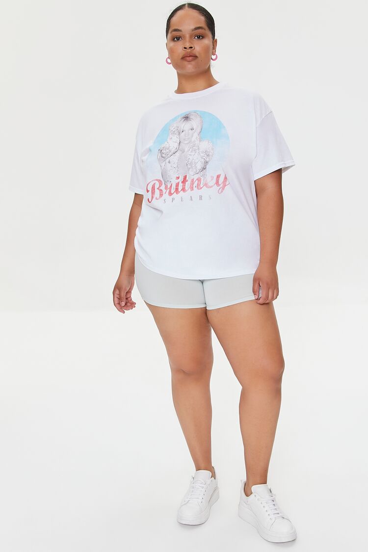 Plus Size Basic Organically Grown Cotton Hot Shorts-Feelings Star