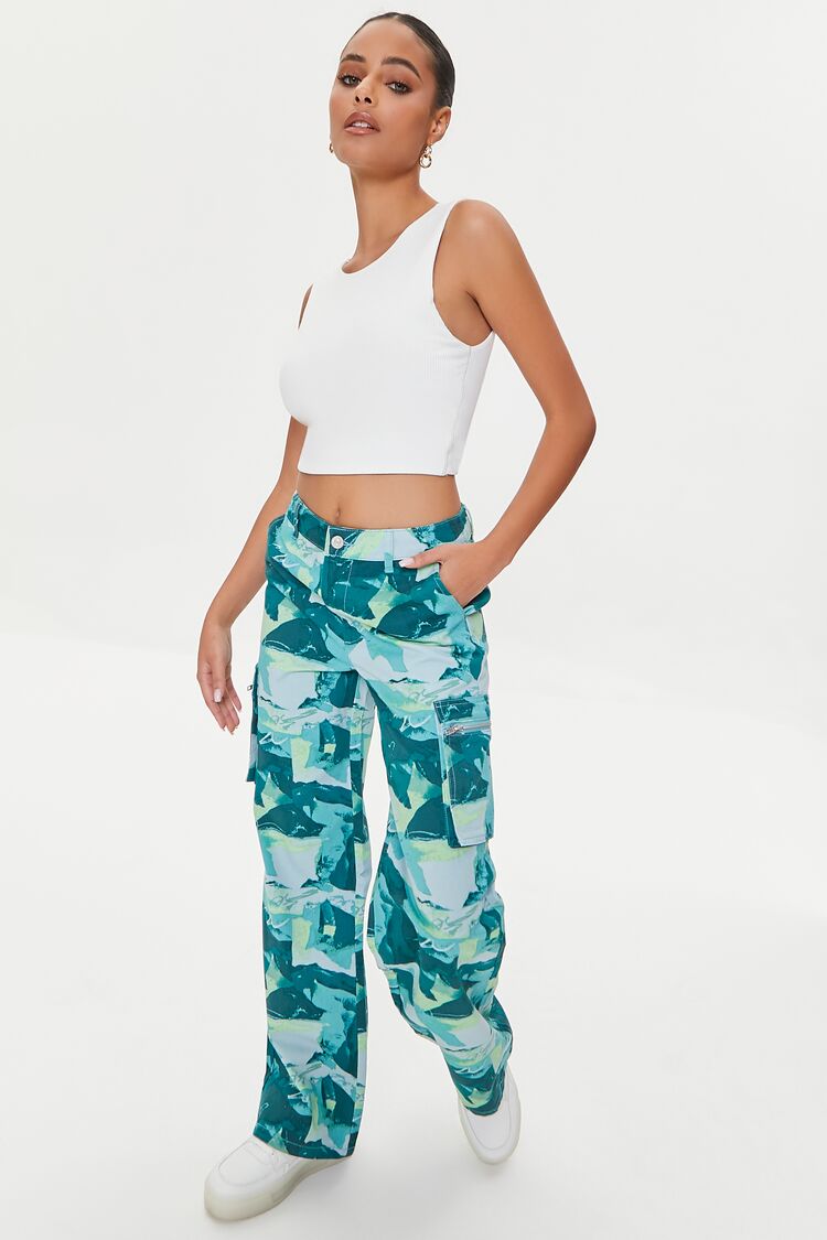 Twisted-Back Crop Top-Feelings Star