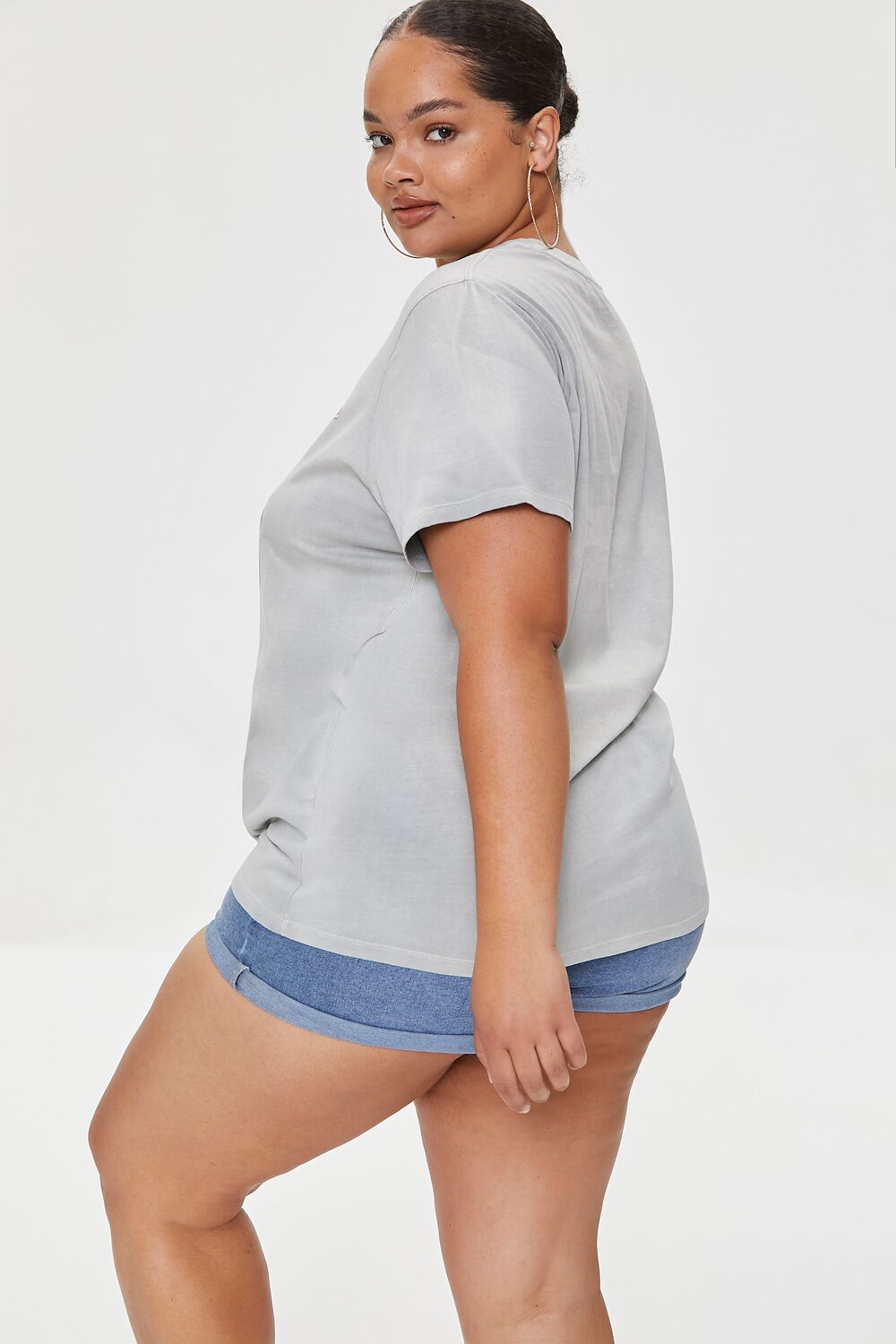 Plus Size Beach Side Graphic Tee-Feelings Star