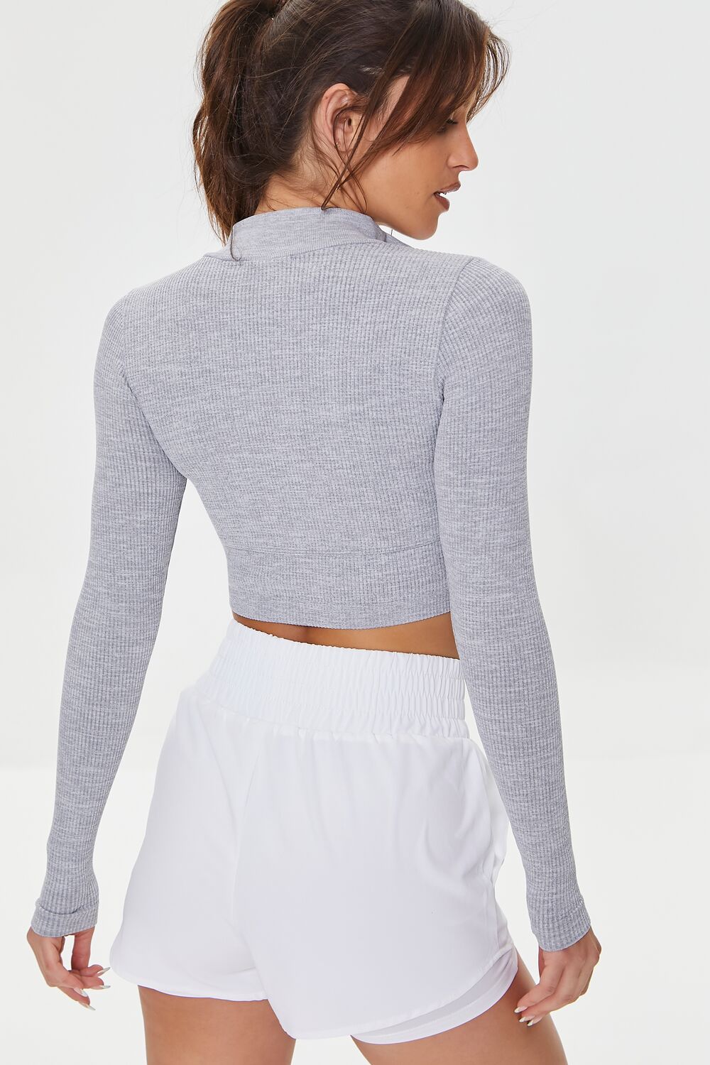 Active Zip-Up Cropped Jacket-Feelings Star