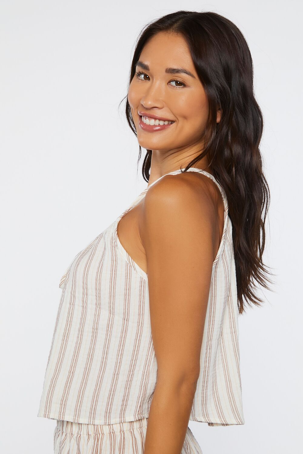 Striped Gauze Pajama Cami-Feelings Star
