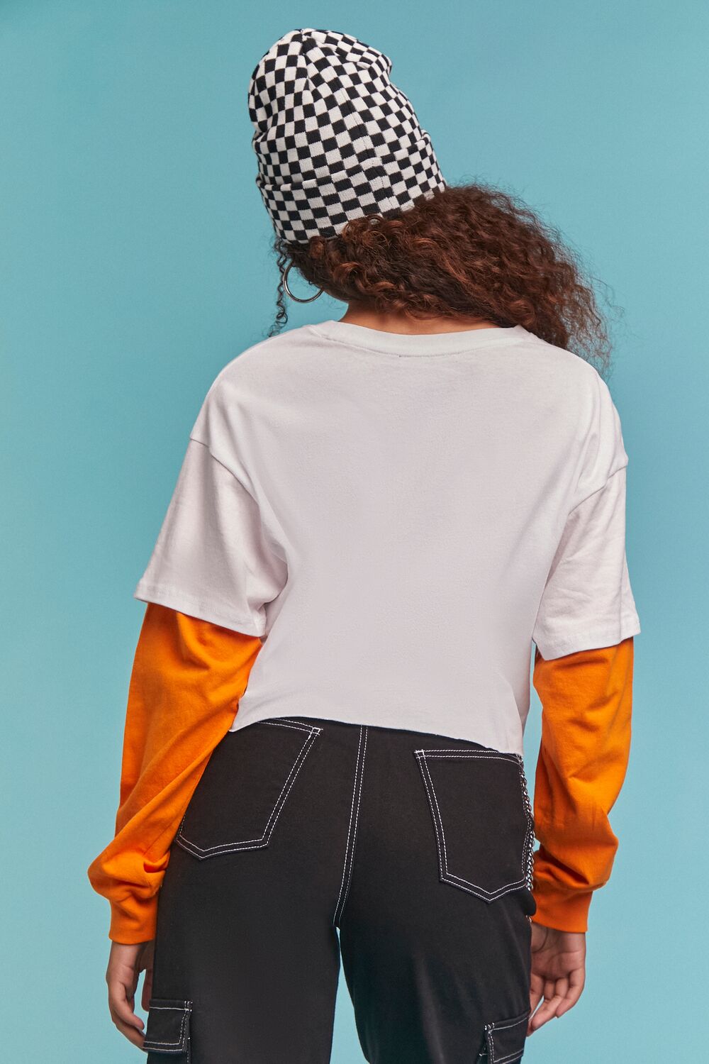 Airwalk Cropped Combo Tee-Feelings Star