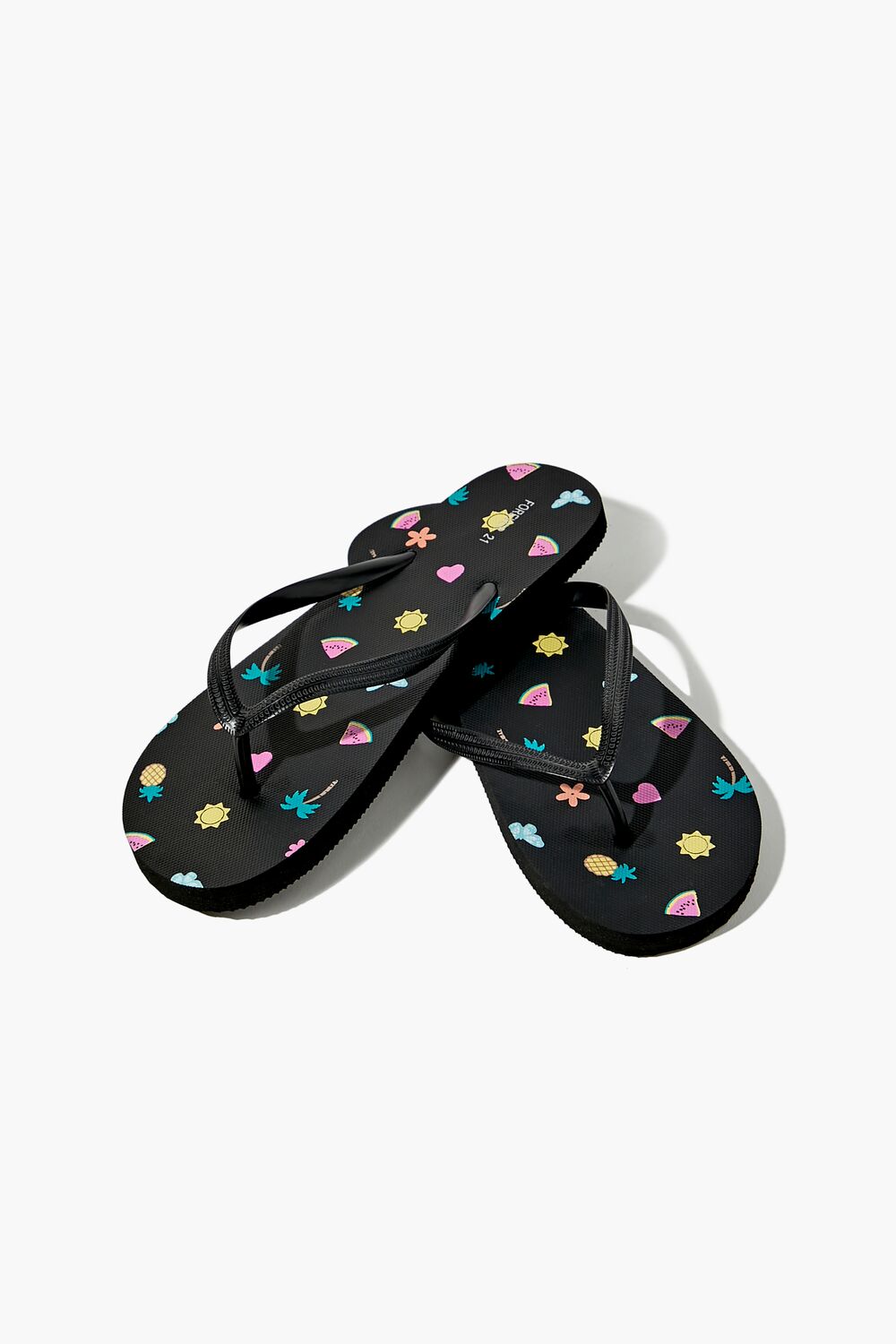 Summer Print Flip Flops-Feelings Star