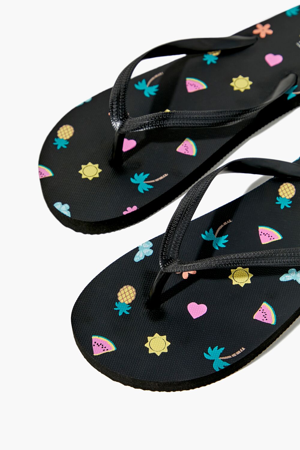 Summer Print Flip Flops-Feelings Star
