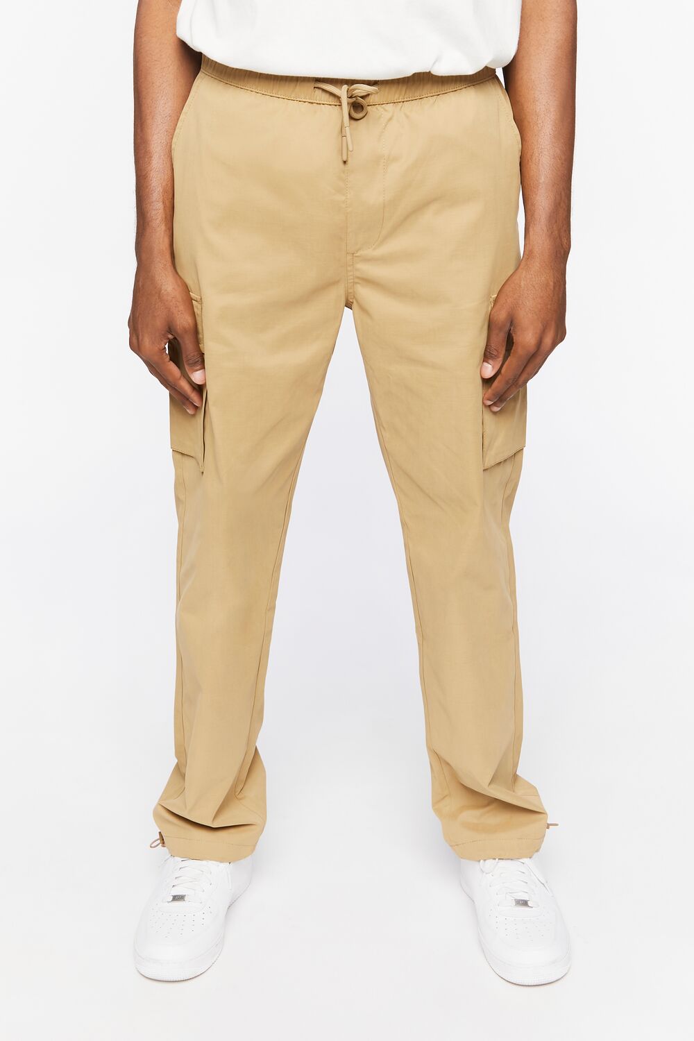 Cargo Drawstring Joggers-Feelings Star