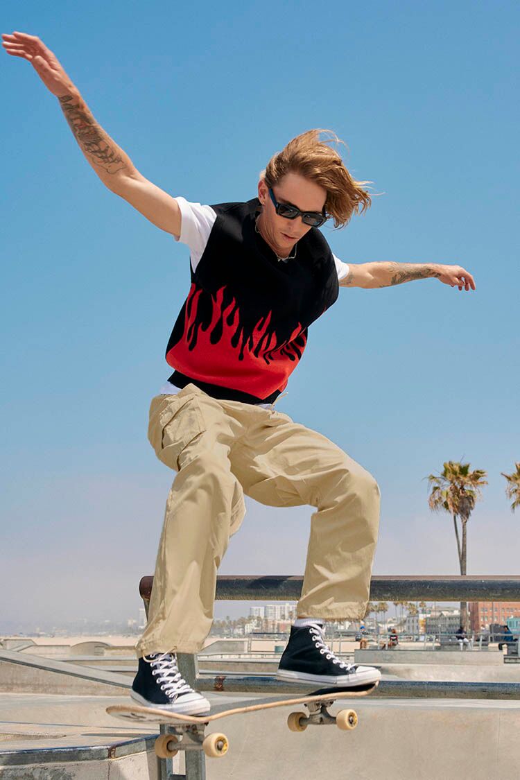 Cargo Drawstring Joggers-Feelings Star