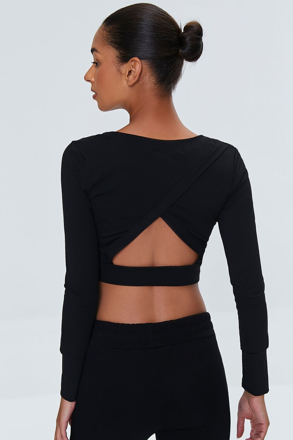 Active Cutout Crop Top-Feelings Star