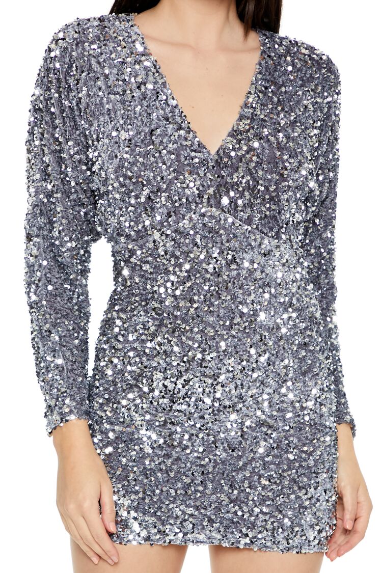 Sequin Mini Dress-Feelings Star