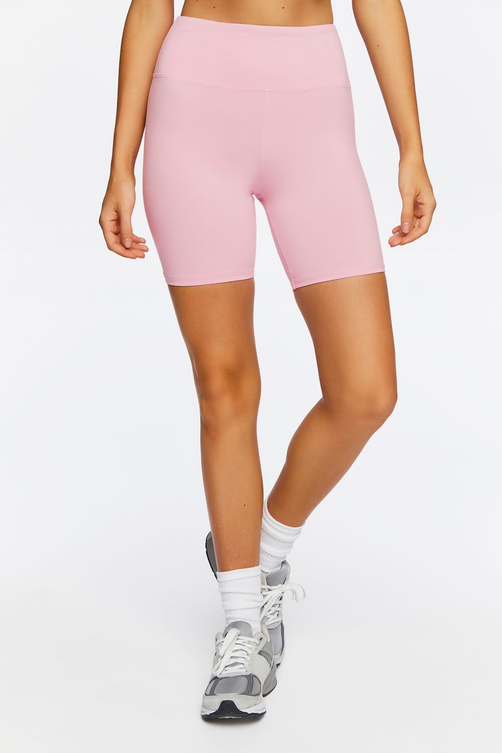 Active High-Rise Biker Shorts-Feelings Star