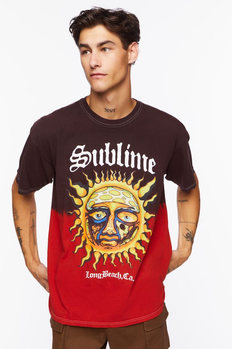Sublime Dip-Dye Graphic Tee-Feelings Star