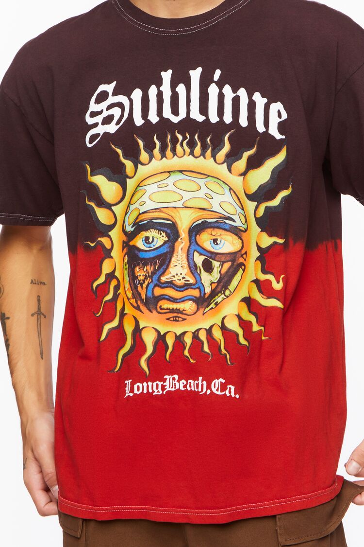 Sublime Dip-Dye Graphic Tee-Feelings Star